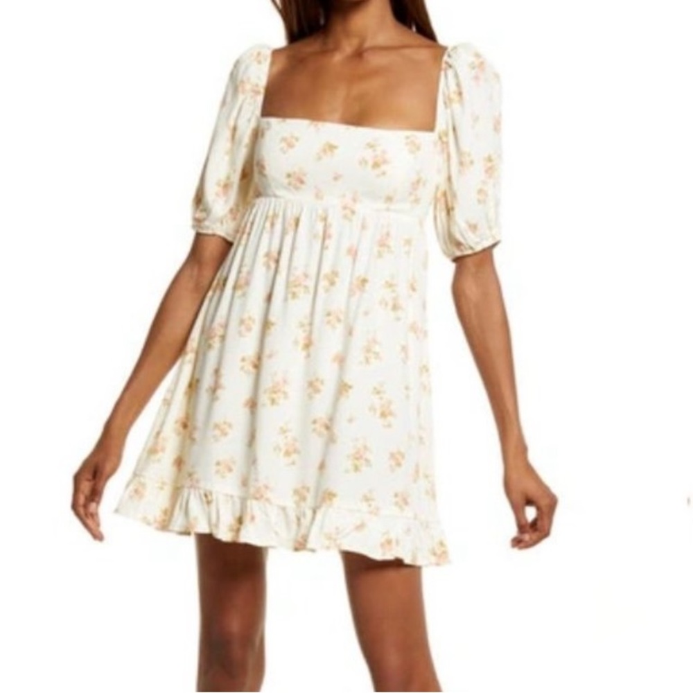 Reformation Bristol Floral‎ Baby Doll Dress